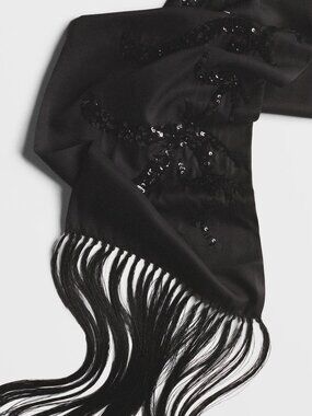 ISO (IN SEARCH OF) H&M Embellished Satin Scarf